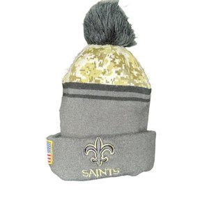 New Era New Orleans Saints Pom Pom Beanie Digital Camo NFL Team Apparel One Size